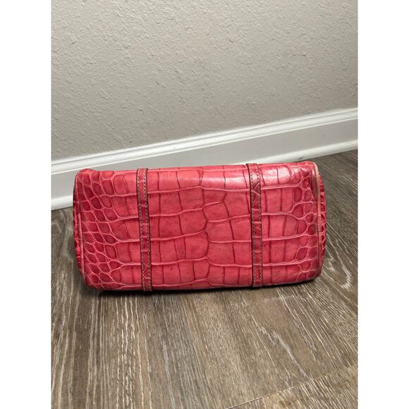 Dooney & Bourke Vintage Baguette Shoulder Bag Pink Alligator - Picture 7 of 10